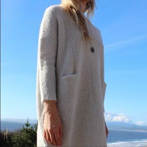 Lauren Manoogian Alpaca Sweater Dress Full Sleeve